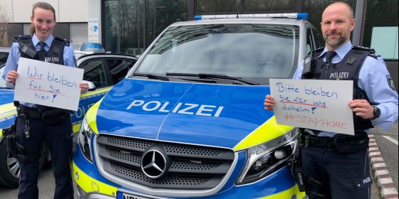 Aufruf #StayHome Polizei Hagen